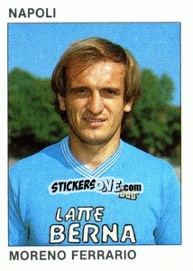 Sticker Moreno Ferrario - Calcio Flash 1984 - Edizioni Flash