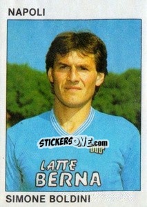 Sticker Simone Boldini - Calcio Flash 1984 - Edizioni Flash