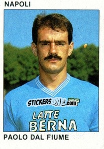 Sticker Paolo Dal Fiume - Calcio Flash 1984 n. 181 - Edizioni Flash