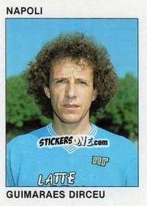Sticker Guimaraes Dirceu - Calcio Flash 1984 n. 186 - Edizioni Flash