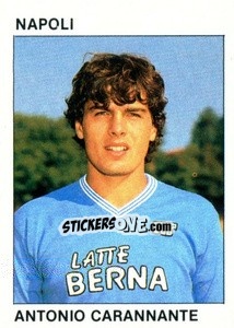 Sticker Antonio Carannante - Calcio Flash 1984 - Edizioni Flash