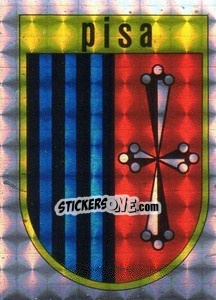Sticker Scudetto Pisa - Calcio Flash 1984 - Edizioni Flash