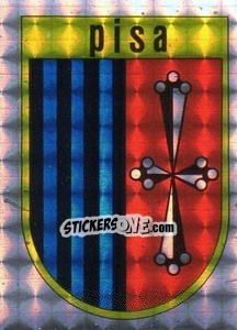 Sticker Scudetto Pisa - Calcio Flash 1984 n. SC13 - Edizioni Flash