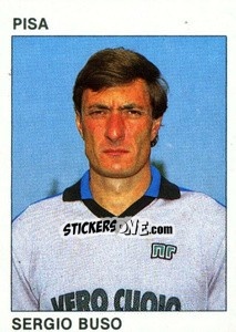 Sticker Sergio Buso - Calcio Flash 1984 - Edizioni Flash