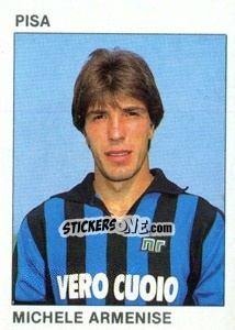 Sticker Michele Armenise - Calcio Flash 1984 - Edizioni Flash