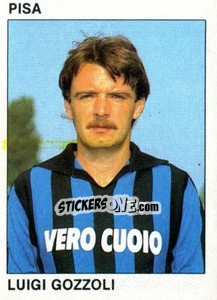 Sticker Luigi Gozzoli - Calcio Flash 1984 - Edizioni Flash