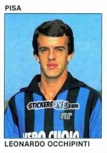 Sticker Leonardo Occhipinti - Calcio Flash 1984 - Edizioni Flash