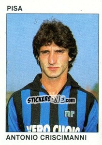 Cromo Antonino Criscimanni - Calcio Flash 1984 - Edizioni Flash