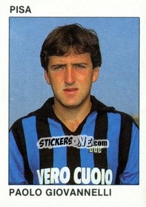 Sticker Paolo Giovannelli - Calcio Flash 1984 - Edizioni Flash