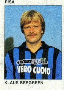 Figurina Klaus Bergreen - Calcio Flash 1984 - Edizioni Flash