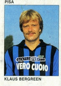 Sticker Klaus Bergreen - Calcio Flash 1984 n. 206 - Edizioni Flash