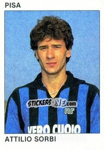 Sticker Attilio Sorbi - Calcio Flash 1984 n. 207 - Edizioni Flash