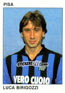 Sticker Luca Birigozzi - Calcio Flash 1984 n. 209 - Edizioni Flash