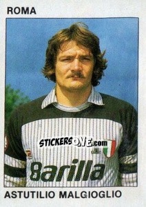 Sticker Astutilio Malgioglio - Calcio Flash 1984 - Edizioni Flash