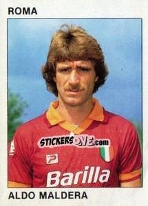 Sticker Aldo Maldera - Calcio Flash 1984 n. 217 - Edizioni Flash
