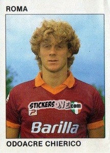 Sticker Odoacre Chierico - Calcio Flash 1984 - Edizioni Flash