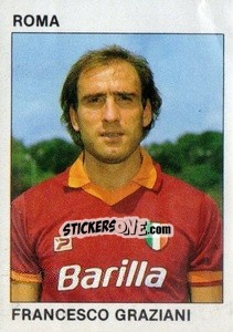 Sticker Francesco Graziani - Calcio Flash 1984 - Edizioni Flash