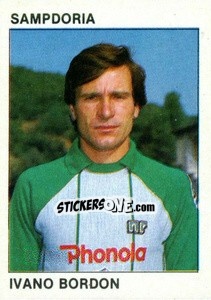 Sticker Ivano Bordon - Calcio Flash 1984 - Edizioni Flash