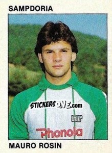Sticker Mauro Rosin - Calcio Flash 1984 - Edizioni Flash