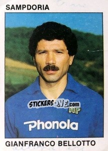 Sticker Gianfranco Bellotto - Calcio Flash 1984 - Edizioni Flash