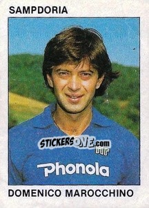 Figurina Domenico Marocchino - Calcio Flash 1984 - Edizioni Flash