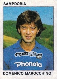 Sticker Domenico Marocchino - Calcio Flash 1984 n. 243 - Edizioni Flash