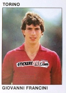 Sticker Giovanni Francini - Calcio Flash 1984 - Edizioni Flash