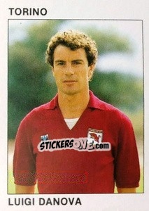 Sticker Luigi Danova - Calcio Flash 1984 n. 252 - Edizioni Flash
