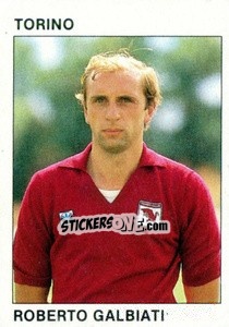 Sticker Roberto Galbiati - Calcio Flash 1984 - Edizioni Flash