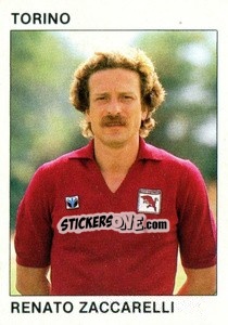 Sticker Renato Zaccarelli - Calcio Flash 1984 - Edizioni Flash