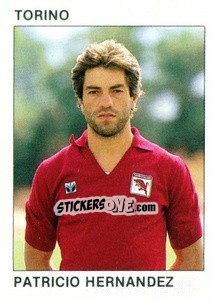 Sticker Patricio Hernandez - Calcio Flash 1984 - Edizioni Flash