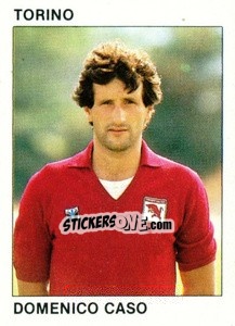 Sticker Domenico Caso - Calcio Flash 1984 - Edizioni Flash