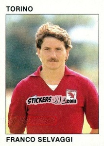 Sticker Franco Selvaggi - Calcio Flash 1984 - Edizioni Flash