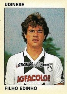 Sticker Filho Edinho - Calcio Flash 1984 - Edizioni Flash