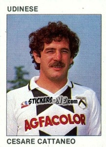 Sticker Cesare Cattaneo - Calcio Flash 1984 - Edizioni Flash