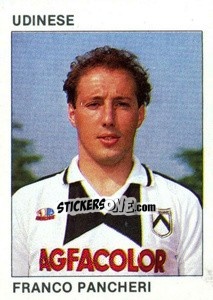 Sticker Franco Pancheri - Calcio Flash 1984 - Edizioni Flash