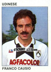 Sticker Franco Causio - Calcio Flash 1984 - Edizioni Flash