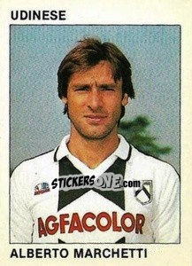 Cromo Alberto Marchetti - Calcio Flash 1984 - Edizioni Flash