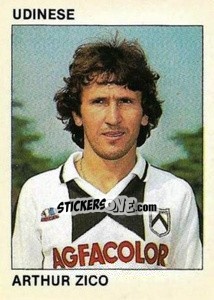 Sticker Arthur Zico - Calcio Flash 1984 - Edizioni Flash