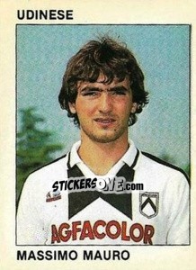 Cromo Massimo Mauro - Calcio Flash 1984 - Edizioni Flash