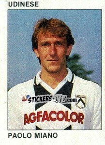 Sticker Paolo Miano - Calcio Flash 1984 - Edizioni Flash