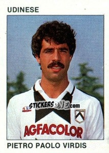 Sticker Pietro Paolo Virdis - Calcio Flash 1984 n. 283 - Edizioni Flash