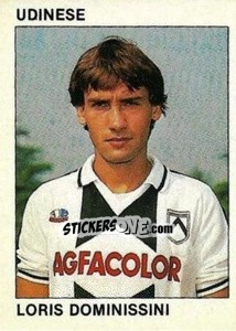 Sticker Loris Dominissini - Calcio Flash 1984 - Edizioni Flash