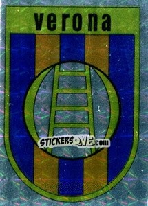 Sticker Scudetto Verona - Calcio Flash 1984 - Edizioni Flash
