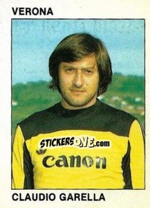Sticker Claudio Garella - Calcio Flash 1984 - Edizioni Flash