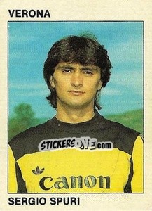Cromo Sergio Spuri - Calcio Flash 1984 - Edizioni Flash
