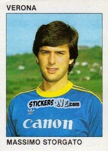 Sticker Massimo Storgato - Calcio Flash 1984 - Edizioni Flash
