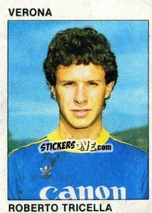 Sticker Roberto Tricella - Calcio Flash 1984 - Edizioni Flash