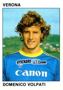 Sticker Domenico Volpati - Calcio Flash 1984 - Edizioni Flash