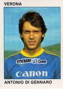 Sticker Antonio Di Gennaro - Calcio Flash 1984 n. 295 - Edizioni Flash